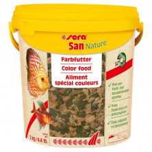 Sera San Nature корм для рыб основной в хлопьях, улучшает окраску - 2 кг