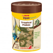 Sera Vipan Nature корм для рыб основной в хлопьях - 100 мл, 22 г