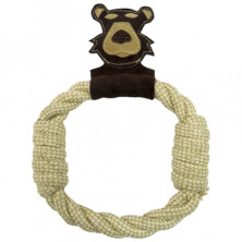 Ankur Медведь-кольцо игрушка для собак из буйволиной кожи 27х20 см